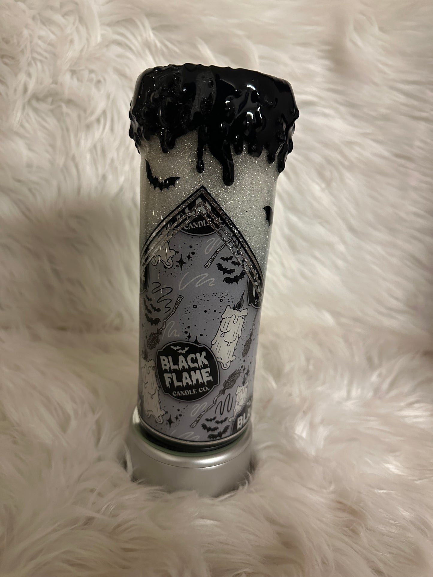 Black Flame Candle