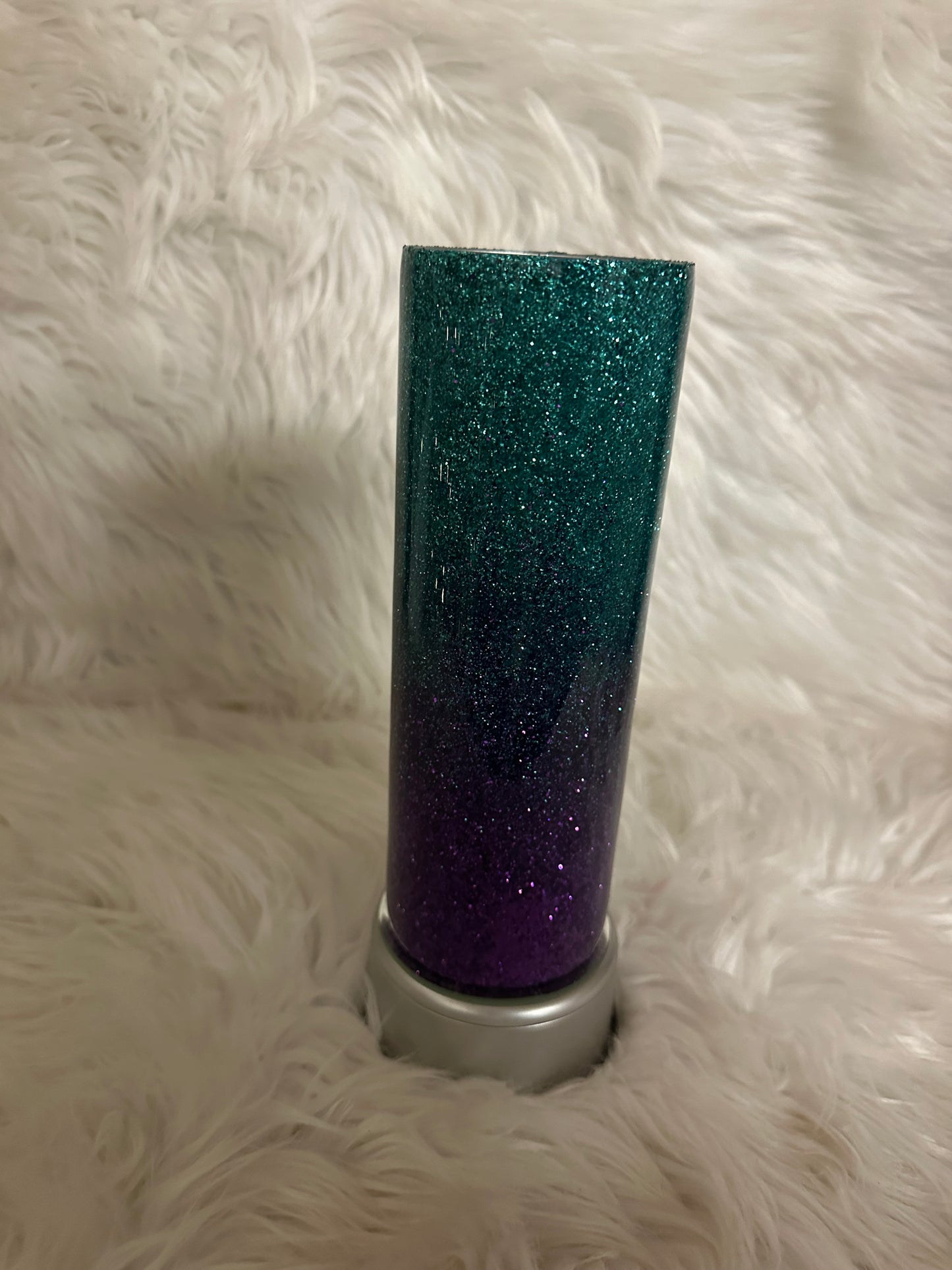 Teal/Purple Glitter Base