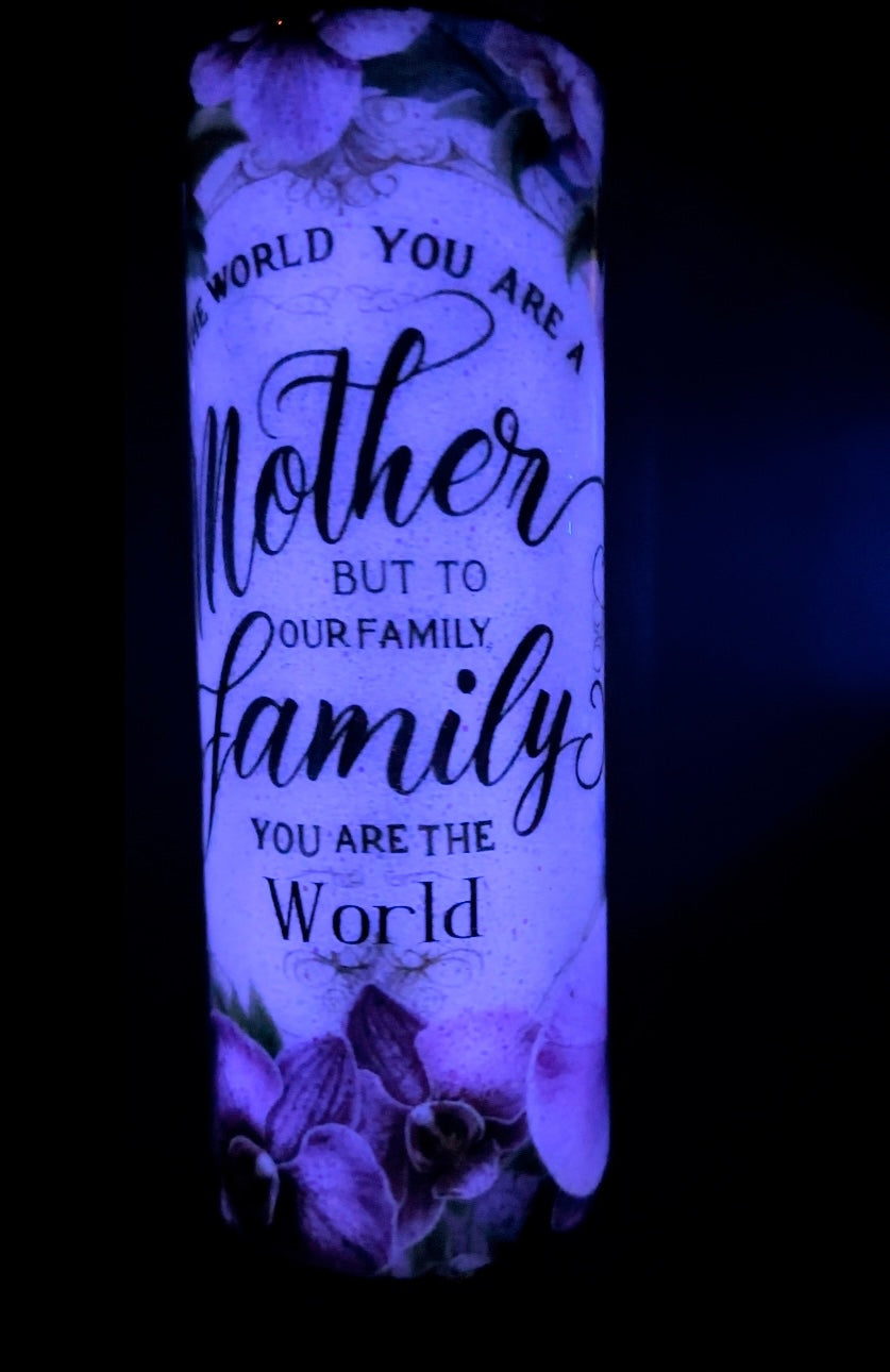 Purple orchid Mother’s Day tumbler