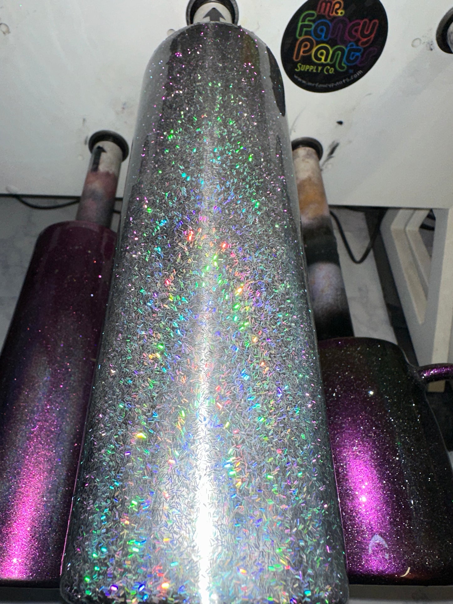 Silver Holographic Tack It Base