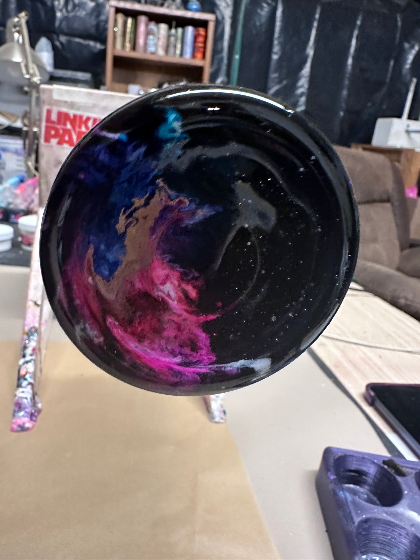 Scattered Ink Swirl Spot cup